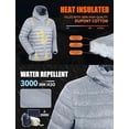 thumbnail image 3 of Pioneer Camp Men's Packable Puffer Jacket, Hooded with 6 Pockets, 3 of 6