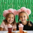 thumbnail image 5 of 3 Pack 3.3x9.9 Ft Green Foil Fringe Backdrop Curtains, Tinsel Streamers, Fringe Backdrop for New Years Eve, Graduation, Birthday, Baby Shower, Disco Party, 5 of 7