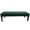 Dark green, variant on Stretch Piano Stool Cover, Soft Jacquard Bench Cover Thicken Non Slip Seat Cover With Checks Pattern For Double Bench, Washable-Khaki