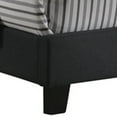 thumbnail image 2 of Twin Size Bed with Square Button Tufted Headboard Dark Gray - Saltoro Sherpi, 2 of 5