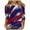 A-Multicolor, variant on 4th of July Shirts Red White and Blue Blouse Women Patriotic T Shirts Women Red White and Blue Tops 4th of July Tee Women Independence Day Fashion Printed Round Neck 3/4 Sleeve T-Shirt Top