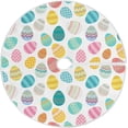 thumbnail image 1 of FMSHPON Easter Egg Bright Color Xmas Christmas Tree Skirt Stand Mat for Holiday Party Decoration Indoor Outdoor 36 inches, 1 of 6