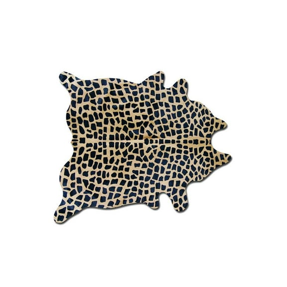 Natural Handmade Brazilian Cowhide Rug Shed-Free Fade Resistant Cowhide Area Rug