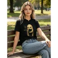 thumbnail image 2 of Ghost Cat Graphic T-Shirt, Funny Halloween Gift for Introverts, Tshirt, 2 of 8