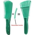 thumbnail image 3 of Curling Comb, Wavy Comb, for Curly Textured Wavy Hair, Improve Hair Texture (Green), 3 of 5