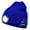 Blue, variant on Bluetooth Beanie Hat with Light, USB Rechargeable 4 LED Headlamp Cap with Wireless Headphones, Christmas Birthday Gifts for Men Women Husband Teen