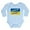 Sky Blue, variant on CafePress - We Stand With Ukraine Body Suit - Long Sleeve Cotton Baby Bodysuit