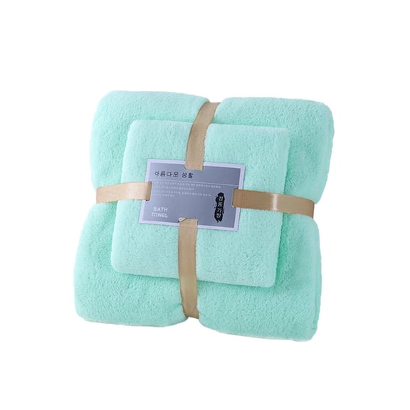Microfiber Towel Coral Velvet Bath Towels Set Soft and Skin-friendly Sauna Clean Shower Super Absorbent Facecloth for Hair
