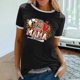 thumbnail image 2 of Elegante blusa de manga corta con cuello redondo y manga abullonada para mujer OAVQHLG3B Store  lin121212, 2 of 5