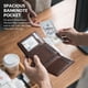 thumbnail image 4 of Tarjetero VULKIT con monedero de piel Espresso, 4 of 7
