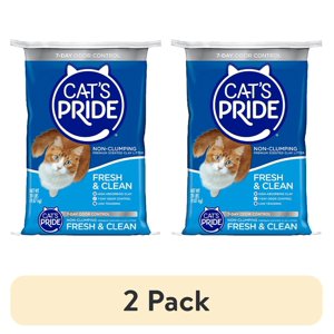Cat's Pride Fresh & Clean Non-Clumping Litter, 2-Pack