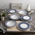 thumbnail image 7 of Noritake Infinity Blue 12-Piece Dinnerware Set, Service for 4, 7 of 7