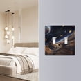 thumbnail image 5 of Dailycode Light Switch Plate Covers 3 Gang Wall Plate Plastics Outlet Covers for Kitchen Home Office Decor Racing Car on Planet, 5 of 8