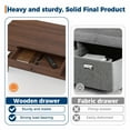 thumbnail image 4 of Coffee Table with Drawer, 47.2" Center Table with Storage Shelf, Farmhouse Coffee Tables Long Living Room Furniture, Sturdy and Easy to Clean, 4 of 6