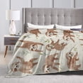 thumbnail image 6 of Cute Sloth Blanket Lightweight Flannel Blankets 80x60, 6 of 6