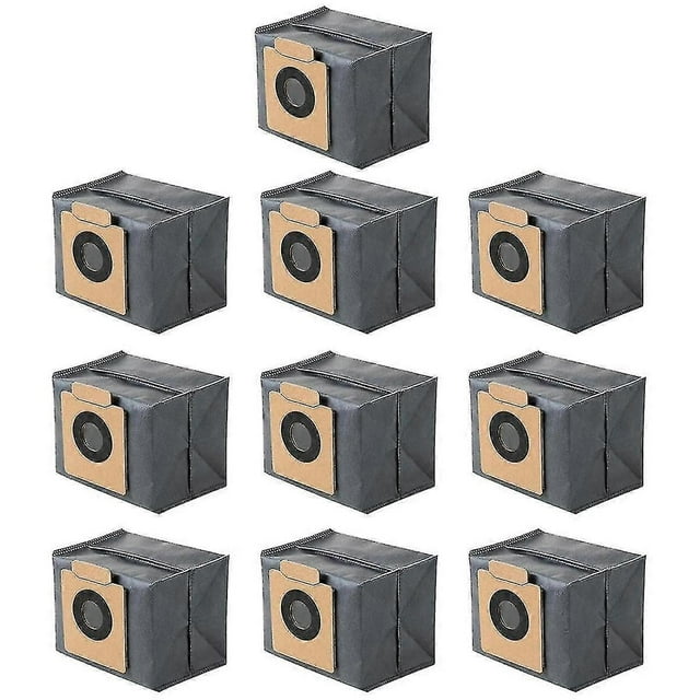 10pcs Dust Bags For Eufy Clean X8 Pro Self-empty Station Robot Vacuum Cleaning Replacement Spare Parts Trash Bag