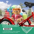 thumbnail image 5 of Lilypelle Kids Tricycle with 16" Wheels，1-Speed Trike for Adult Beginner Riders, 3 Wheels Bike with Basket for Exercise & Shopping & Picnic，Red, 5 of 9