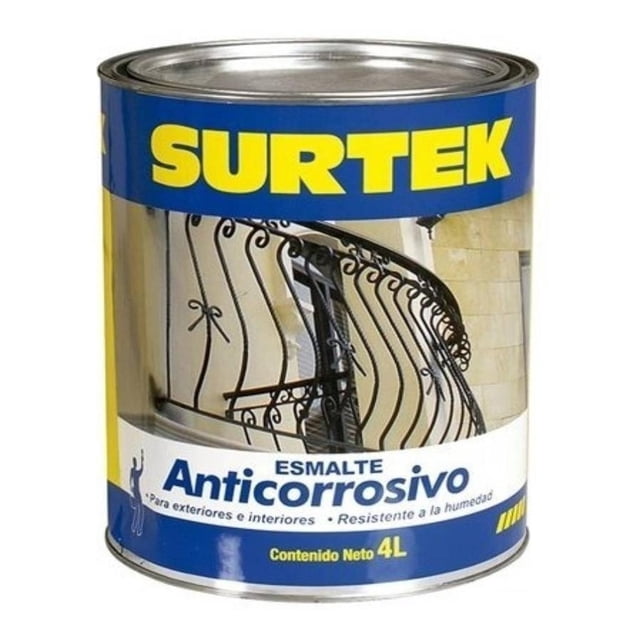 Esmalte Anticorrosivo Negro 4lt SP30399 Surtek