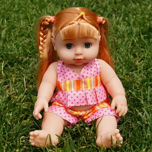 Juguetes de piscina, juguetes para bebés, juguetes para niños pequeños, 11.02 pulgadas, linda muñeca de simulación de vinilo, juguetes de goma suave para bebés, muñecas de educación temprana para niño