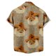 thumbnail image 5 of Camisas Navideñas Para Hombres Botones Casuales Playa Blusa de Manga Corta Con Estampado Sin Posicionamiento Odeerbi ODB195069, 5 of 5