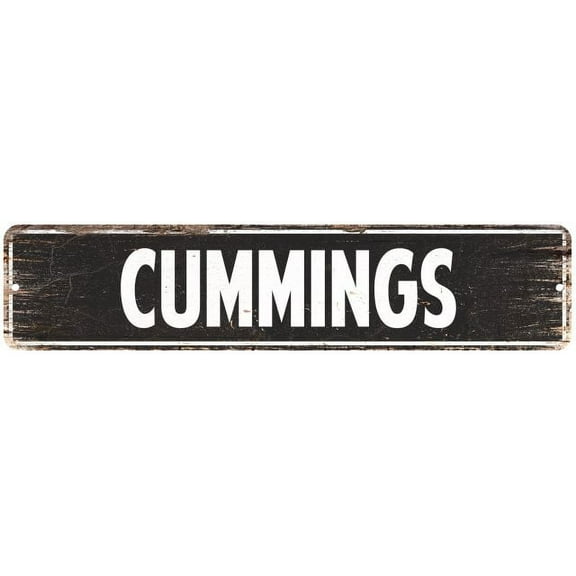 CUMMINGS Gift Street Sign Home Decor Chic Gift 4x18 204180003170