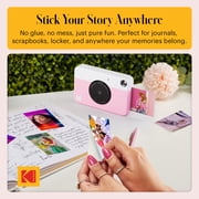 Kodak Printomatic Prints on Zink 2 x 3 Photo Paper Instant Print Camera, Pink