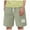 Green, variant on Boys Graphic Shorts - Soft Cotton Blend Casual Streetwear Summer Shorts for Boys with Drawstring Waist Gym Beach Shorts Boys Khaki Shorts Size 8