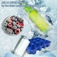 Linjieee Ice Harvester Slow Melting Ice Glass Shaped Ice Trays Crate Ice Block Cooler Ice Cube