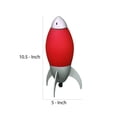 thumbnail image 5 of Benzara BM240954 Lampe de Table pour Enfant avec Silhouette Design Rocket, Rouge, 5 of 5