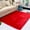 Red, variant on LELINTA Rugs 47x64'' Rectangle Oblong Shape Bedroom Fluffy Rugs Anti-Skid Shaggy Area Home Decration Carpet Office Sitting Drawing Room Gateway Door Carpet Playing Mat