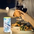 thumbnail image 3 of COEQINE Sea Turtle Watercolor Blue Violet Flickering Flameless LED Battery Candles Pillar Candles Tealight with 18-Key Timer Remote with Colorful Light for Indoor Outdoor Home Decor, 3 of 7