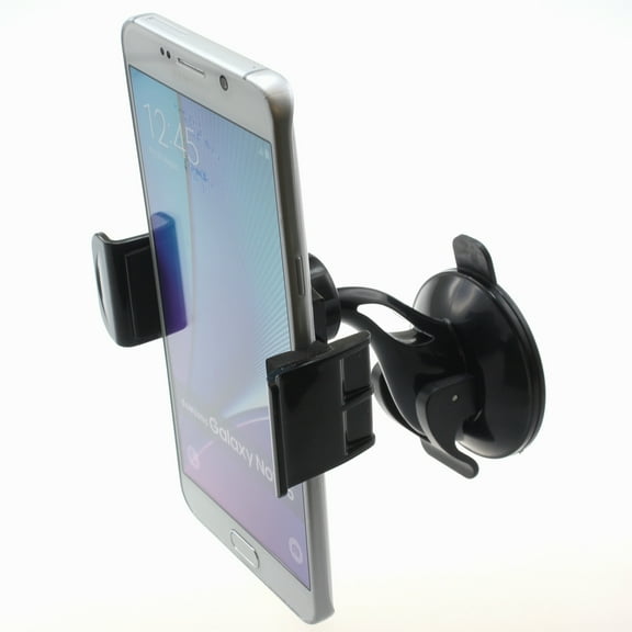 Windshield Car Mount for Motorola Edge Plus (2023)/(2022) - Holder Glass Cradle Swivel Dock