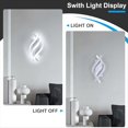 thumbnail image 5 of Aplique de Pared LED Moderno en Espiral, 28 W, Luz Fría para Interiores, Ideal para Dormitorio y Baño., 5 of 5