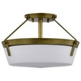 thumbnail image 3 of Nuvo Lighting - Rowen - 3 Light Semi-Flush Mount In Traditional Style-9.63, 3 of 16