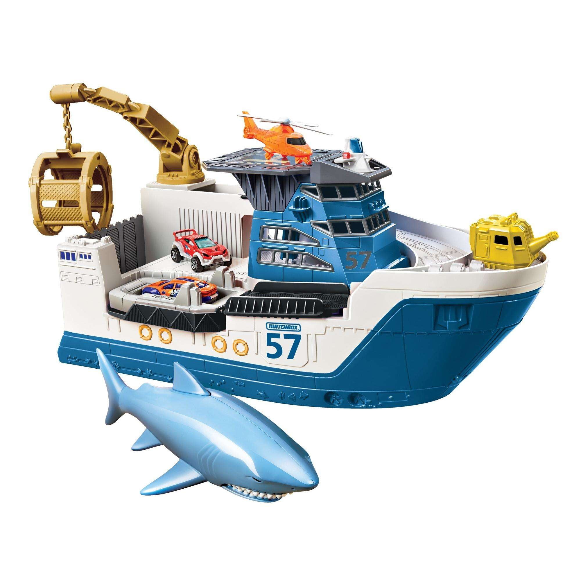 matchbox shark ship walmart