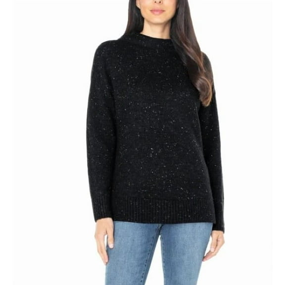 Well Worn Ladies' Size Small (4-6) Nep Yarn Sweater, Black