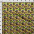 thumbnail image 4 of oneOone Polyester Spandex Yellow Fabric Paisley Patchwork Fabric For Sewing Printed Craft Fabric By The Yard 56 Inch Wide, 4 of 6