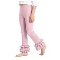 thumbnail image 2 of Karoyedx Kids Leggings Girls' Leggings Toddlers Active Stretch Leggings Little Kids Yoga Pants Pink Size,7-8Y, 2 of 8