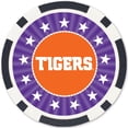 thumbnail image 4 of MasterPieces Casino Style 100 Piece Poker Chip Set - NCAA Clemson Tigers, 4 of 6