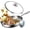 10.2in, variant on Titanium Hammered Pan Pro With Lid, Non Stick Titanium Frying Pan For Cooking, 2026 New Durable Scratch-Resistant Titanium Cookware, Pure Titanium Skillet