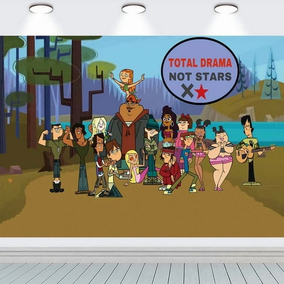 Total Drama Island Party Supplies Background Backdrop Taspestry Banner Poster Decor Decorations