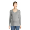 thumbnail image 4 of Time and Tru Maternity Long Sleeve T-shirt, 4 of 6