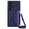 thumbnail image 6 of for Samsung Galaxy S23 Ultra Slim Case with Card Holders and Strap for Women, Samsung Galaxy S23 Ultra Phone Case Wallet PU Leather Kickstand RFID Blocking Flip Shockproof Wallet Case - Blue, 6 of 11