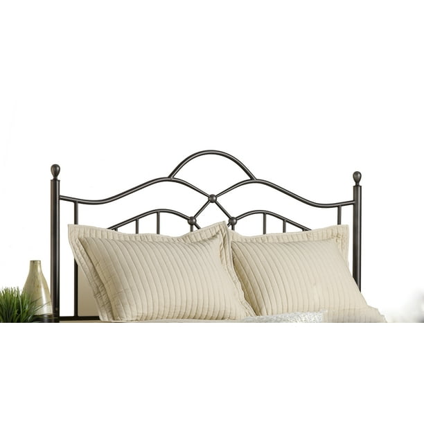 Hillsdale Furniture Oklahoma Transitional Metal Headboard, King, Bronze
