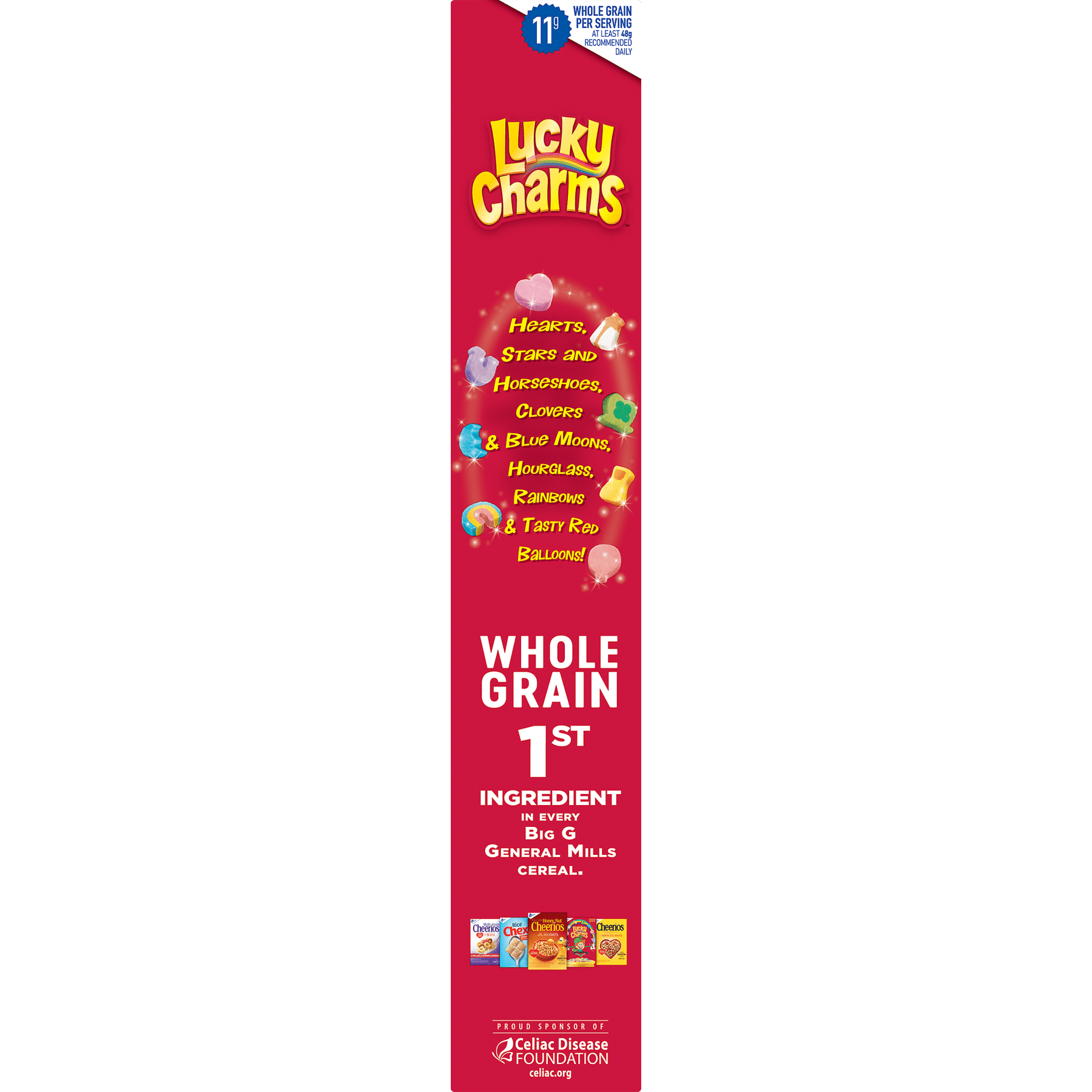Lucky Charms Gluten Free Breakfast Cereal, 11.5 oz Box