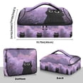 thumbnail image 3 of Iauyy Casserole Carrier for Hot Food Insulated Casserole Travel Carry Bag with Lid Food Warmer Bag for Party/Picnic,Cat Stares at The Sky, 3 of 7