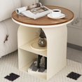 thumbnail image 4 of Bedside Storage Night Table Bedroom Nordic Modern Mesa Lateral Nightstands Hotel Cabinets Mesita De Noche Home Furniture My Lux Decor Round, 4 of 10