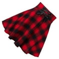 thumbnail image 1 of Sonducket corta a cuadros para mujer, plisada a cuadros para primavera y otoño, ropa de discoteca para niña, vestido rojo de cintura alta con Type2 NO2, 1 of 6