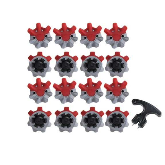 16pcs/lot Golf Spikes Pins Turn Fast Twist Shoe Spikes Durable Replacement Set Ultra Thin Cleats Pins Spike
