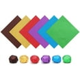 thumbnail image 2 of Ludlz 100Pcs Aluminum Foil Wrappers, Textured Assorted Color Food Grade Aluminum Foils for Wrapping Homemade Candies Caramels Chocolate Balls Party Favors Holiday Treats, 2 of 2
